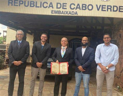 Brasil Embaixador De Cabo Verde Jos Pedro Doliveira Distinguido