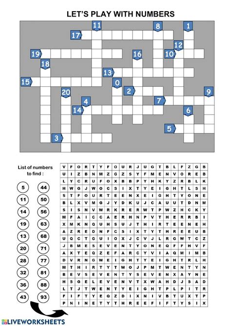 1080315 | Games with numbers | ab25 | LiveWorksheets