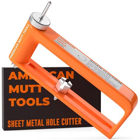 Amazon AMERICAN MUTT TOOLS Adjustable Sheet Metal Hole Cutter