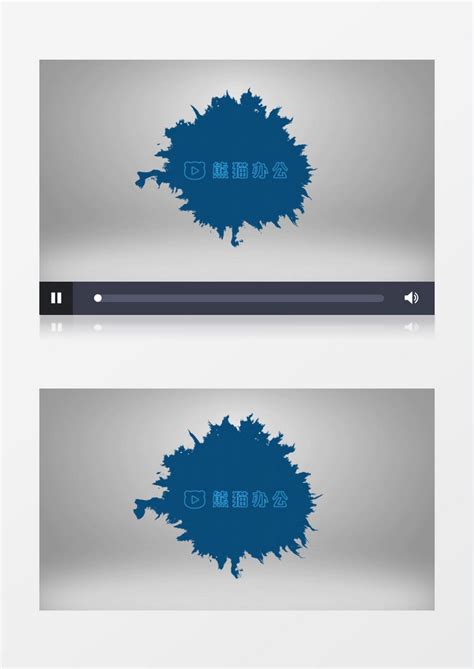 水滴落下晕开展示logo动效动画标志展示edius视频模板下载展示图客巴巴