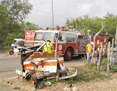 Dos Personas Lesionadas Y Un Mototaxi Destruido Deja Accidente En