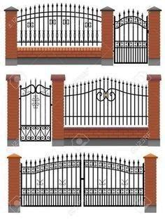 Pin By Samuel Sandoval On Verjas House Fence Design Brick Columns