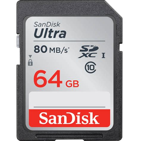 Sandisk Gb Ultra Uhs I Sdxc Memory Card Sdsdunc G Gn In B H