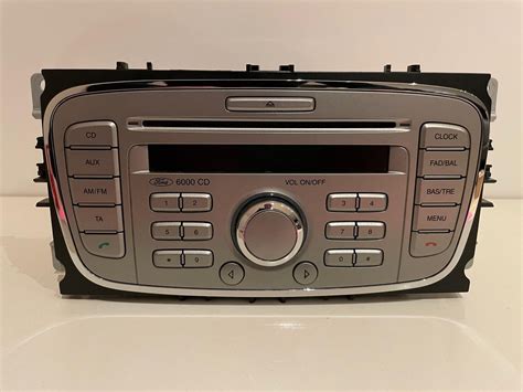 Ford Autoradio Auto Radio CD Speler 6000CD 6000 CD Focus C Max S Max