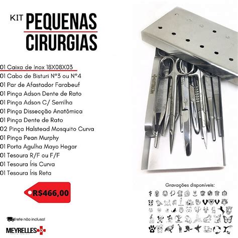 KIT DE PEQUENA CIRURGIA PERFEITO MeyrellesSX