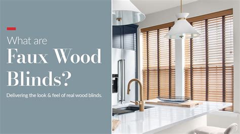 What Are Faux Wood Blinds Youtube