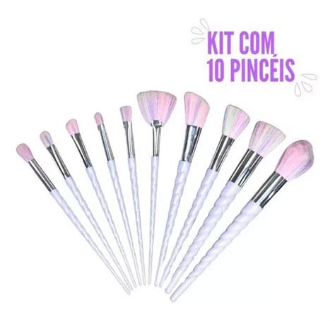 Kit Pinc Is Pincel Unicornio Maquiagem Pronta Entrega Mercadolivre