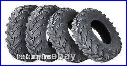 Set 4 ROAD GUIDER ATV UTV Tires 258 12 25X8X12 6PR MUD Atv Utv Tires