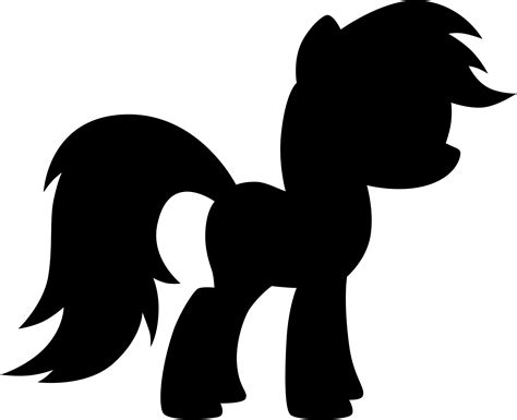 My Little Pony Silhouette At Getdrawings Free Download