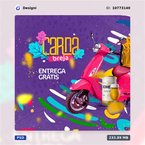 Social Media Carna Breja Distribuidora De Bebidas On Behance