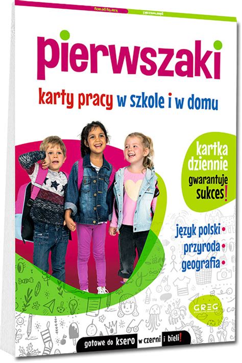 Pierwszaki Karty Pracy W Szkole I W Domu Ci Gi Sciagi Lektury