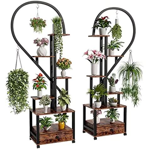 Soporte Para Plantas En Forma De Medio Coraz N Con Caj N Meses Sin