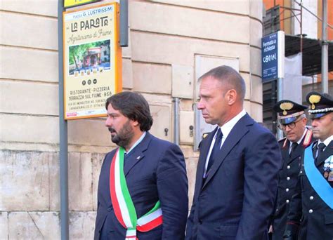 Il Ministro Lollobrigida A Subiaco Per La Cerimonia Del Novembre