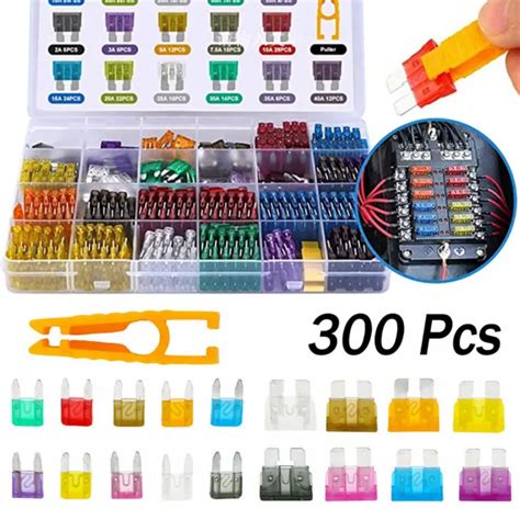 300X MINI Standard Voiture Lame 2 40A Fusibles Assortiment Auto Van