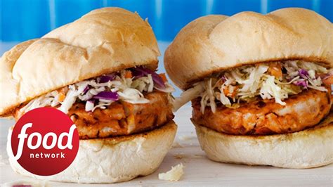 Rachael’s Bbq Chicken Burgers How To 30 Minute Meals With Rachael Ray Food Network Youtube