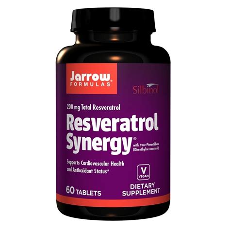 Jarrow Formulas Resveratrol Synergy Mg Tabs