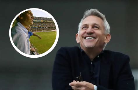 La emotiva reacción de Gary Lineker a un video de la hinchada de Boca