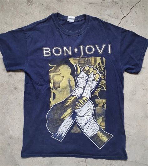 Vintage Vintage Bon Jovi Band Tee Rock Very Rare Tour Medium Grailed