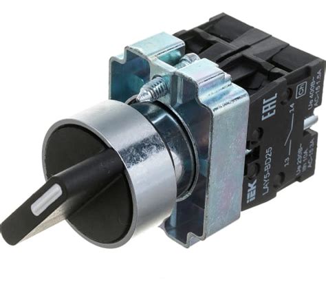Переключатель IEK LAY5-BD25 2 положения, I-0, стандартная ручка, ИЭК ...