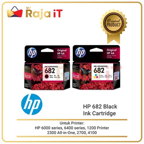 Hp Catridge 682 Set Black Dan Tri Color Original Tinta Ink Lazada Indonesia