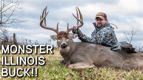 Monster Illinois Buck November Bow Hunting Action Youtube