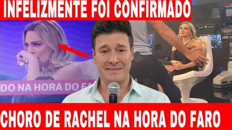 Rachel Sheherazade CHORA AO VIVO na HORA DO FARO e Fãs ficam TRISTES ao