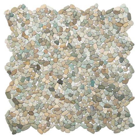 Mini Sea Green Pebble Tile Subway Tile Outlet