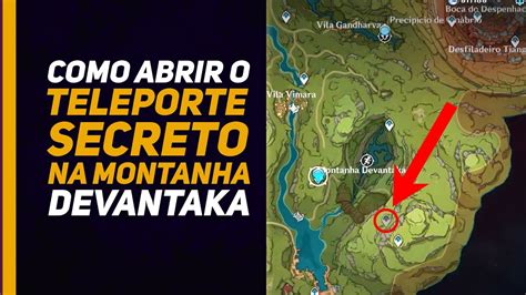 Genshin Impact Sumeru Teleporte Secreto Na Montanha Devantaka YouTube