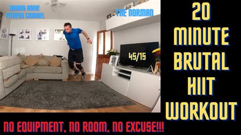 Minute Brutal Hiit Workout The Norman From Adams Home Fitness