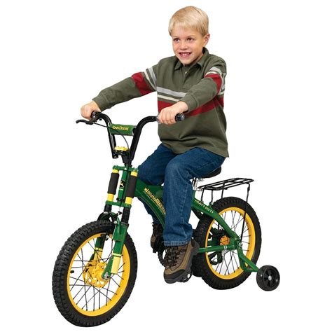 Boys John Deere® 16 Bike With Adjustable Training Wheels From