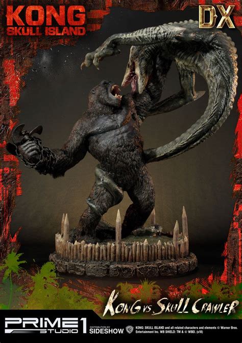 The Kong Vs Skull Crawler Deluxe Version Statue By Prime 1 Studio Is