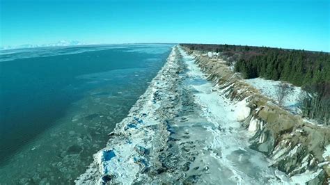 The Frozen Beach Of Kasilof Alaska Youtube