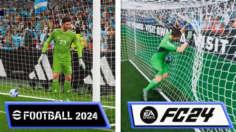 Ea Sports Fc 24 Fifa 24 Vs Efootball 2024 Graphics And Details Comparison Analista De Bits