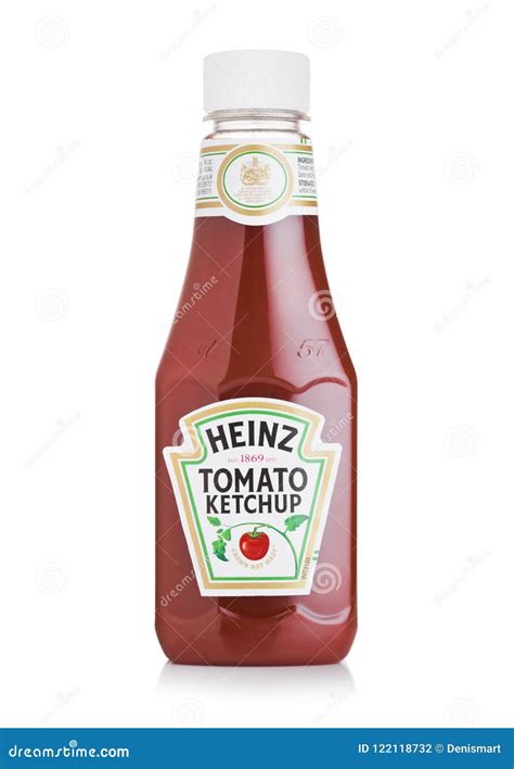 London Uk July 28 2018 A Bottle Of Heinz Ketchup On White