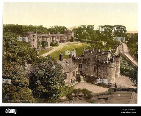 Skipton Castle Yorkshire England Stock Photo Alamy