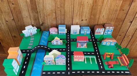 Fraction Town Project School Maqueta Escolar Como Hacer Maquetas