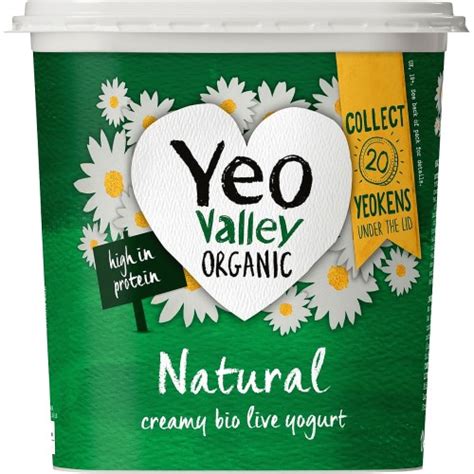 Yeo Valley Organic Bio Live Natural Yogurt 950g Compare Prices