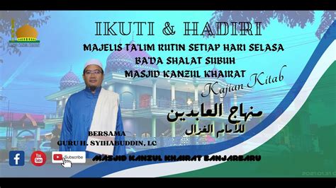 Live Pengajian Rutin Hari Selasa Ba Da Shubuh Bersama GURU H