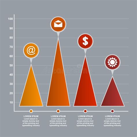 Negocio Estad Stico Infographic De La Pir Mide Del Tri Ngulo Del