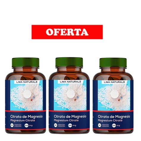 Citrato De Magnesio Mg Lima Naturals Promo U Naturalesse