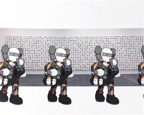 NYC 世界限定100枚 アートポスター KAWS カウズ COMPANION ダミアンハースト Damien Hirst