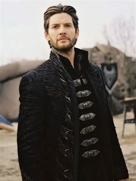 Shadow and Bone Ben Barnes Black Trench Coat