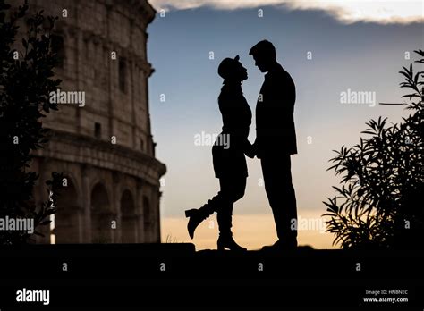 Roman coliseum silhouette hi-res stock photography and images - Alamy