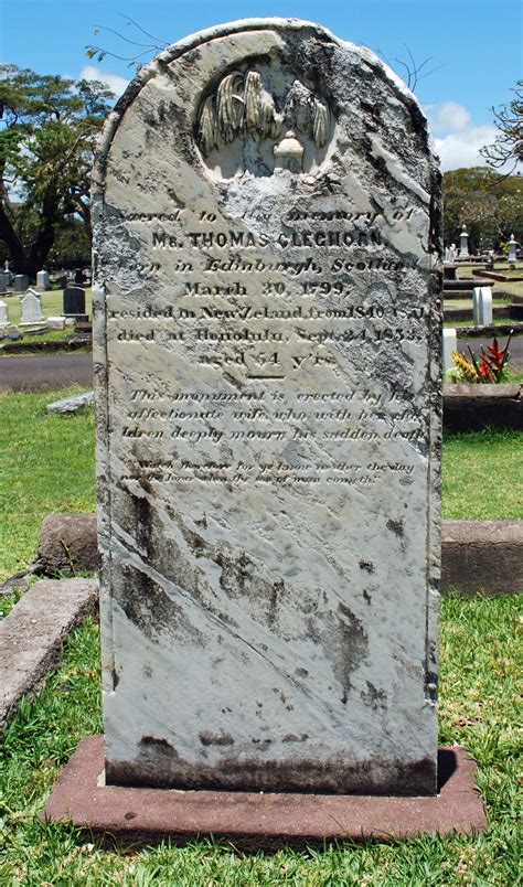 Thomas Cleghorn Find A Grave Memorial