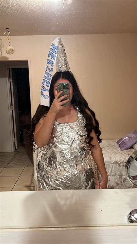 Hersheys Kiss Costume ️ Using A Laundry Basket And Aluminum Foil From The Dollar Store