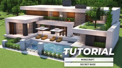 Minecraft How To Build Luxury Modern House Tutorial 豪華なモダンな家の作り方 Youtube