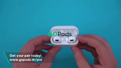 Best Fake Airpods Pro Clones Super Copy 1 1 GoPods Pro YouTube