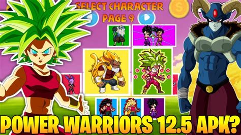 POWER WARRIORS 14 0 APK NOVA KEFLA NOVO KAMBA OOZARU E NOVO MORO