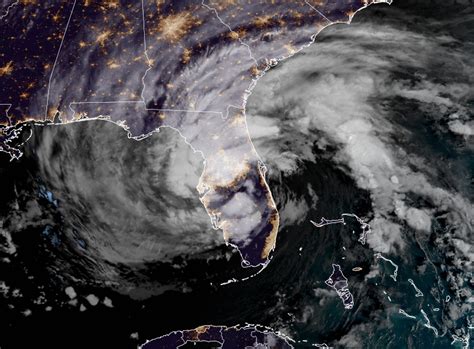 Hurricane Nicole Makes Landfall In Florida With Heavy Rain Powerful