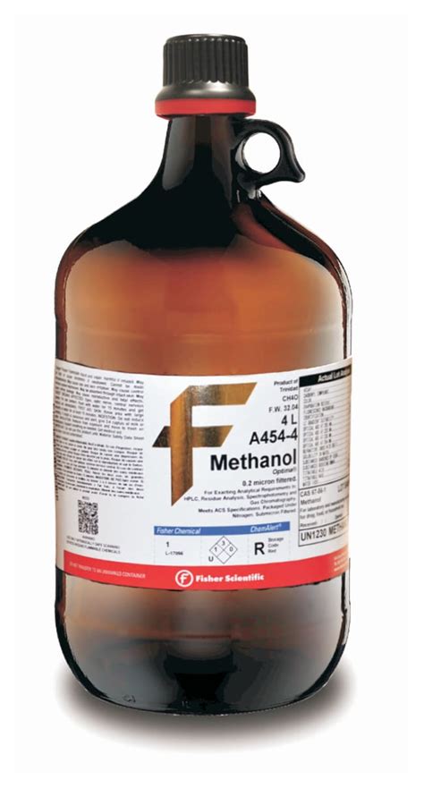 Methanol Optima™ For Hplc Fisher Chemical™ Fisher Scientific